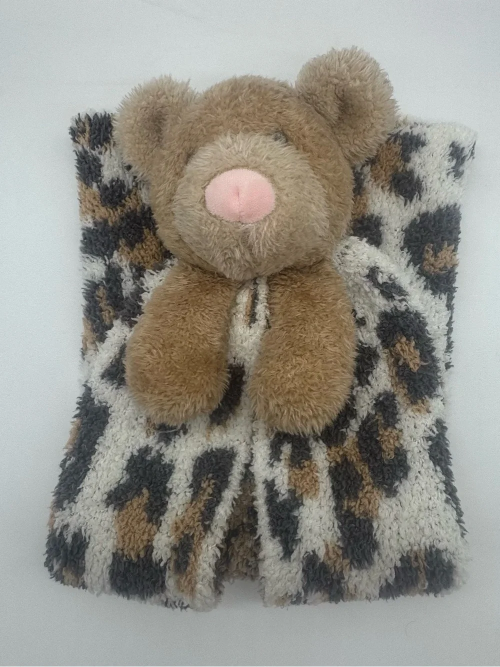 Mud Pie Teddy Bear Plush Security Blanket
